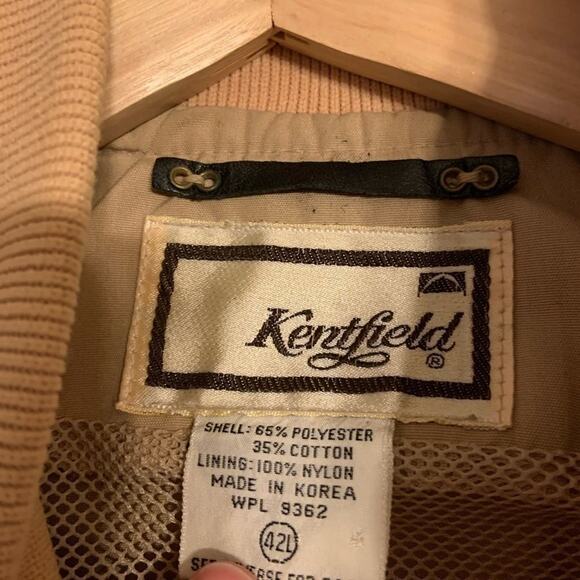 Vintage tan Kentfield 70s/80s jacket Sz L! - Picture 3 of 5